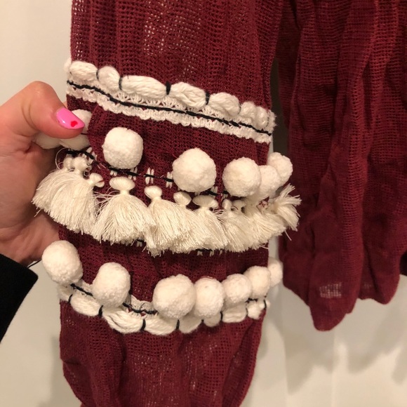 🦄SOLD🦄 Vineet Bahl | Nisha Peasant Top - Picture 13 of 14